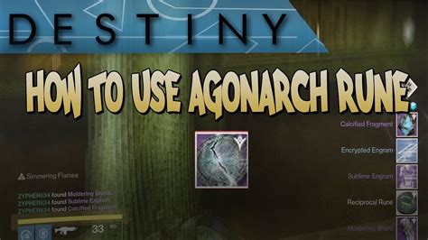 The Agonarch Rune and its Influence on Destiny 2's Storyline